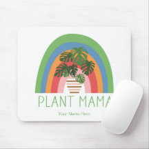 Mamá Planta Boho Arcoíris Jardín Hojas de Monstera