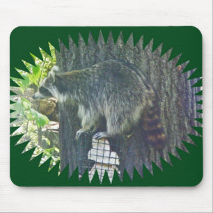 Alfombrilla De Ratón Mamá Raccoon en Suet Mousepad