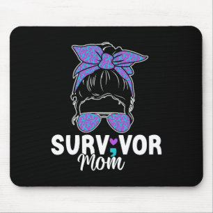 Alfombrilla De Ratón Mamá superviviente - Premio para la prevención del