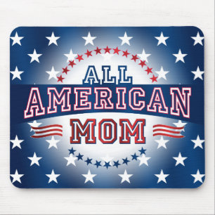 Alfombrilla De Ratón Mamá Todo-Americana Mousepad