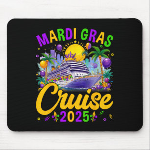 Alfombrilla De Ratón Mamáes de crucero familiar Mardi Gras Carnival Cru