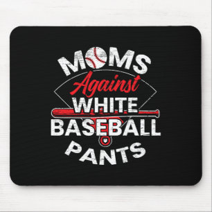 Alfombrilla De Ratón Mamás contra las granjas de béisbol blancas