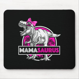 Alfombrilla De Ratón Mamasaurio T-rex Divertido Coincidente Saurio Madr