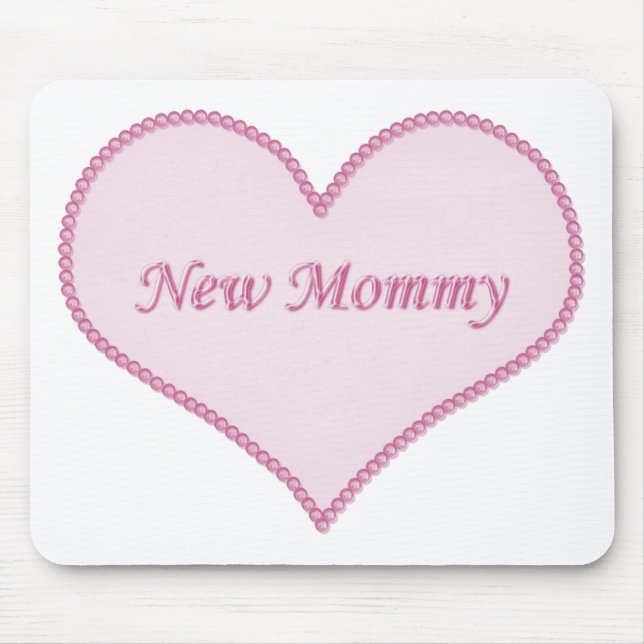 Alfombrilla De Ratón Mami nueva Mousepad, rosa (Frente)