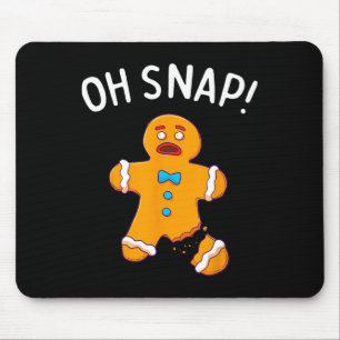 Alfombrilla De Ratón Man Oh Snap Navidades Divertido Cookie Baking Rega