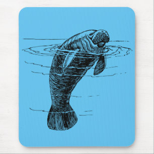 Alfombrilla De Ratón Manatee mousepad