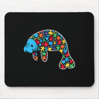 Alfombrilla De Ratón Manatee Puzzle Autism Awareness Autistic Women Me