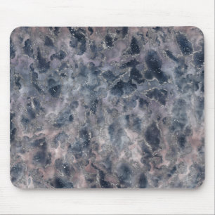 Alfombrilla De Ratón Mancha de Acuarela Abstracta Rosa Azul y Sonrojado