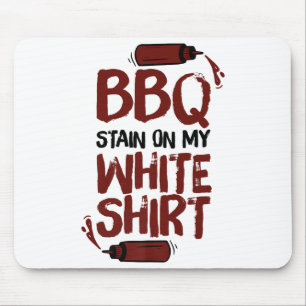 Alfombrilla De Ratón Mancha de barbacoa en mi White Premium