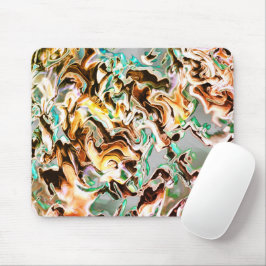 Alfombrilla De Ratón Manchas con gradiente o hume, de naranja a color