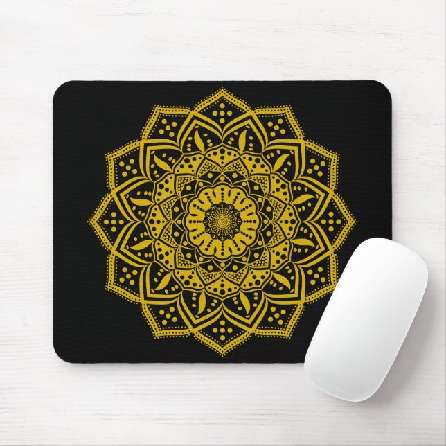 Alfombrilla de ratón Mandala (Con ratón)