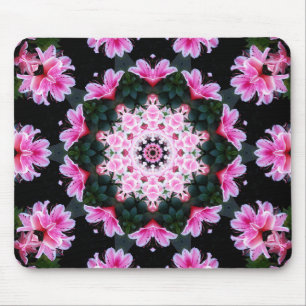 Alfombrilla De Ratón Mandala adaptable Mousepad de la flor