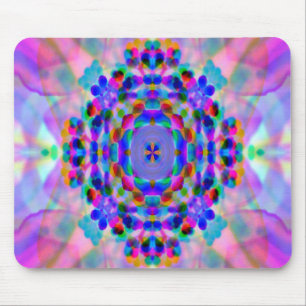 Alfombrilla De Ratón Mandala arcoiris......