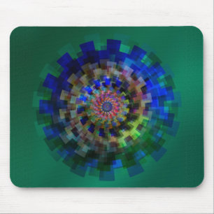 Alfombrilla De Ratón Mandala azul