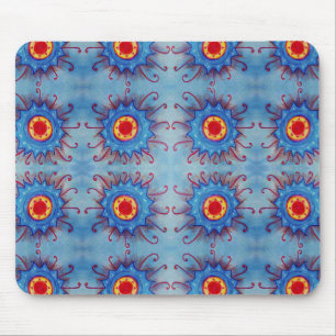 Alfombrilla De Ratón Mandala azul Mousepad