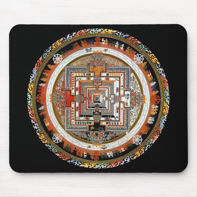 Alfombrilla De Ratón Mandala de Kalachakra (Frente)