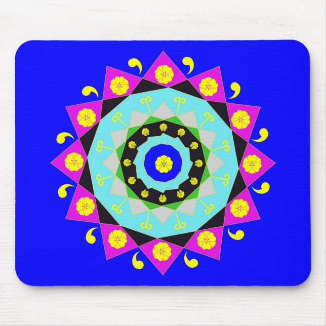 Alfombrilla De Ratón Mandala:Decorativo (Frente)