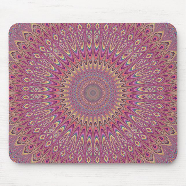 Alfombrilla De Ratón Mandala hippie (Frente)