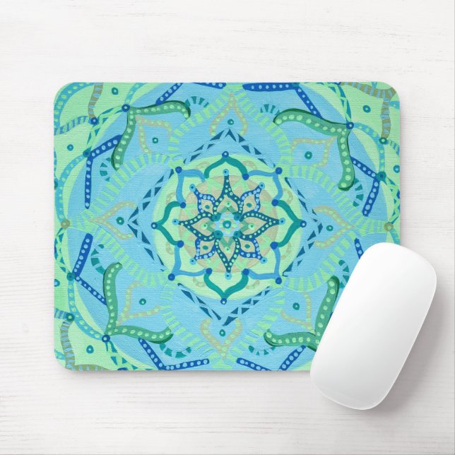 Alfombrilla De Ratón Mandala Mouse Pad (Con ratón)