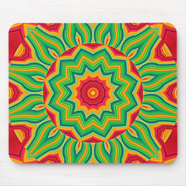 Alfombrilla De Ratón Mandala Mouse Pad (Frente)