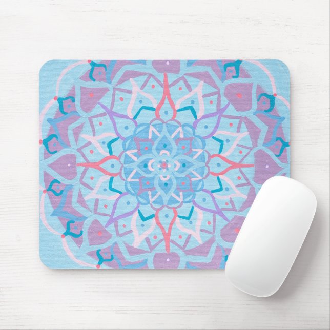 Alfombrilla De Ratón Mandala Mouse Pad (Con ratón)