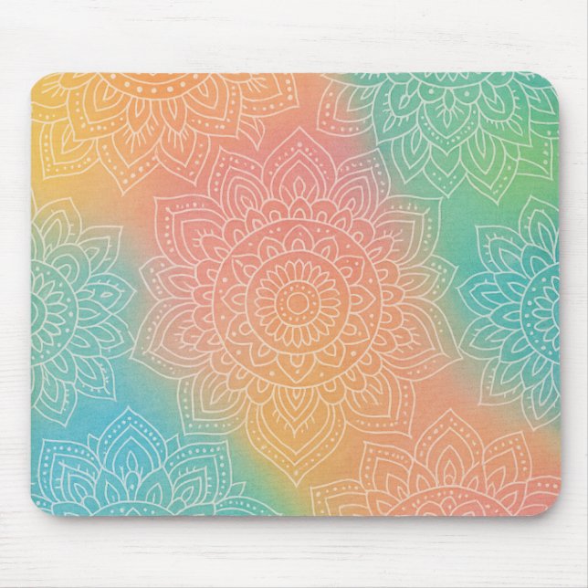 Alfombrilla De Ratón Mandala Mouse Pad (Frente)