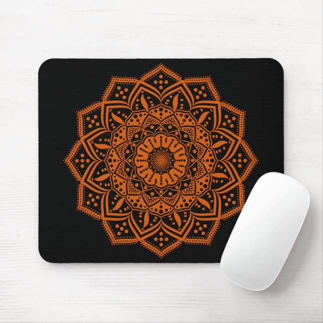 Alfombrilla De Ratón Mandala Mousepad (Con ratón)
