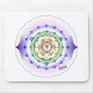 Alfombrilla De Ratón Mandala Mousepad de Chakra