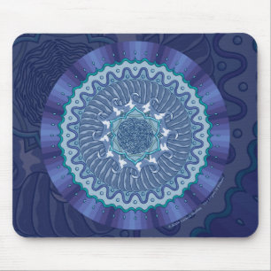 Alfombrilla De Ratón Mandala Mousepad del agua
