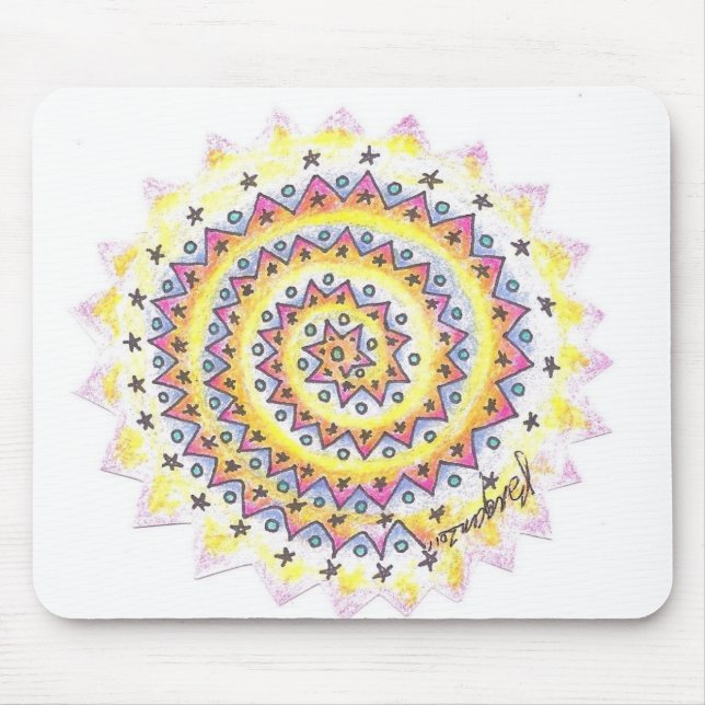 Alfombrilla De Ratón Mandala Mousepad del misterio de BargasArtworks (Frente)