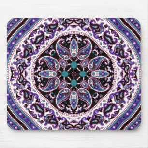 Alfombrilla De Ratón Mandala púrpura