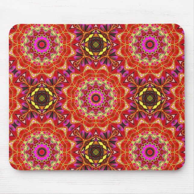 Alfombrilla De Ratón MANDALA Rojo (Frente)