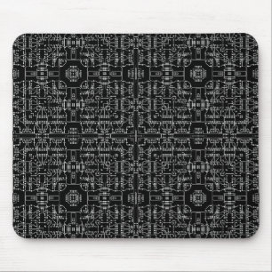 Alfombrilla De Ratón Mandala una Mousepad del conjunto de circuitos