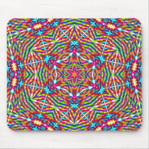Alfombrilla De Ratón Mandalas coloridos desordenados