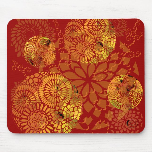 Alfombrilla De Ratón Mandalas Mousepad del oro (Frente)