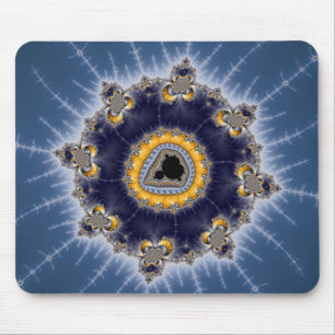 Alfombrilla De Ratón Mandelbrot dorado - Fractal Mousepad