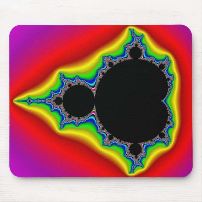 Alfombrilla De Ratón Mandelbrot original fijó 04 - fractal Mousepad (Frente)