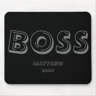 Alfombrilla De Ratón Mando de ratón Boss Modern Typography