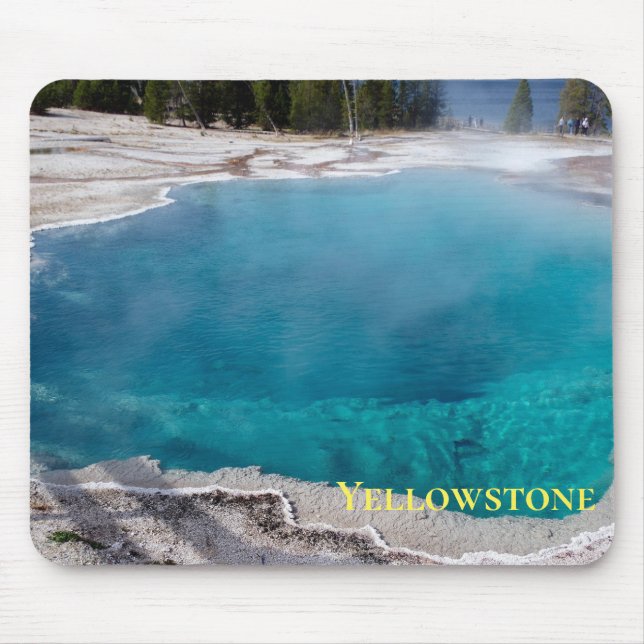 Alfombrilla De Ratón Mando de teclado Yellowstone Primavera caliente (Frente)
