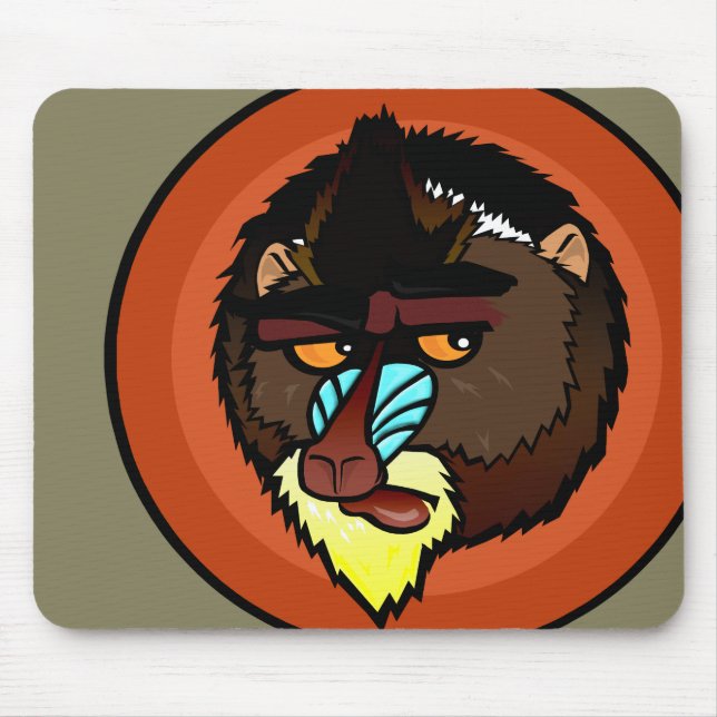 ALFOMBRILLA DE RATÓN MANDRILL HORIZONTAL MOUSE PAD (Frente)