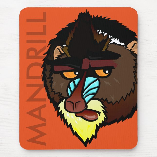ALFOMBRILLA DE RATÓN MANDRILL VERTICAL MOUSE PAD (Frente)