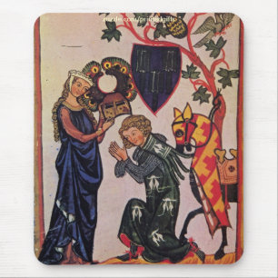 Alfombrilla De Ratón Manesse Codex Arte Religioso Mousepad