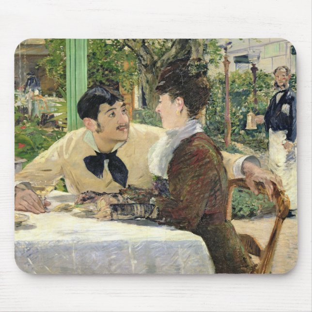 Alfombrilla De Ratón Manet el | el jardín de Pere Lathuille, 1879 (Frente)