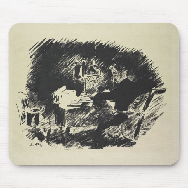 Alfombrilla De Ratón Manet el | Le Corbeau, 1875 (Frente)