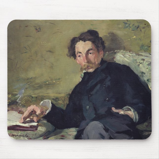 Alfombrilla De Ratón Manet el | Stephane Mallarme 1876 (Frente)