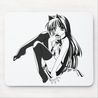 Alfombrilla De Ratón Manga, Neko Gatita Furry Anime Loli Esclava