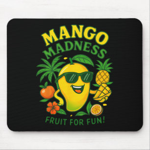 Alfombrilla De Ratón Mango Divertido Fruta Mangos Vacaciones de Verano 