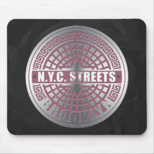 Alfombrilla De Ratón Manhole Covers Brooklyn