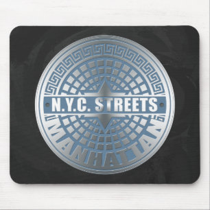 Alfombrilla De Ratón Manhole Covers Manhattan