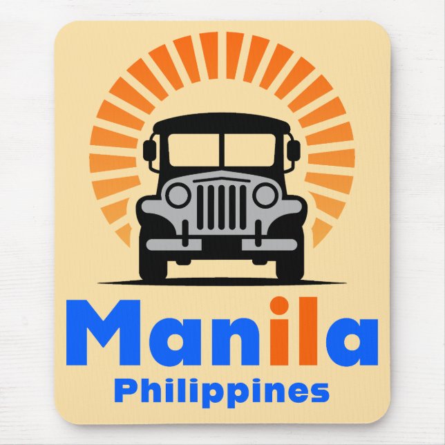 Alfombrilla De Ratón Manila Filipinas Sudeste Asiático (Frente)